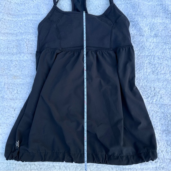 Athleta Black exercise tank top with adjustable bottom Size XS - Picture 9 of 10